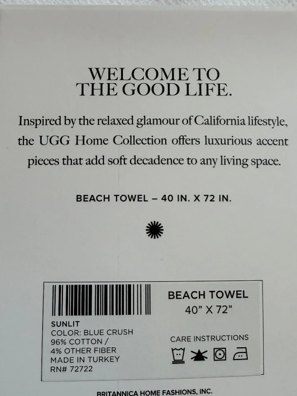 UGG Sunlit Striped Beach Towel 40